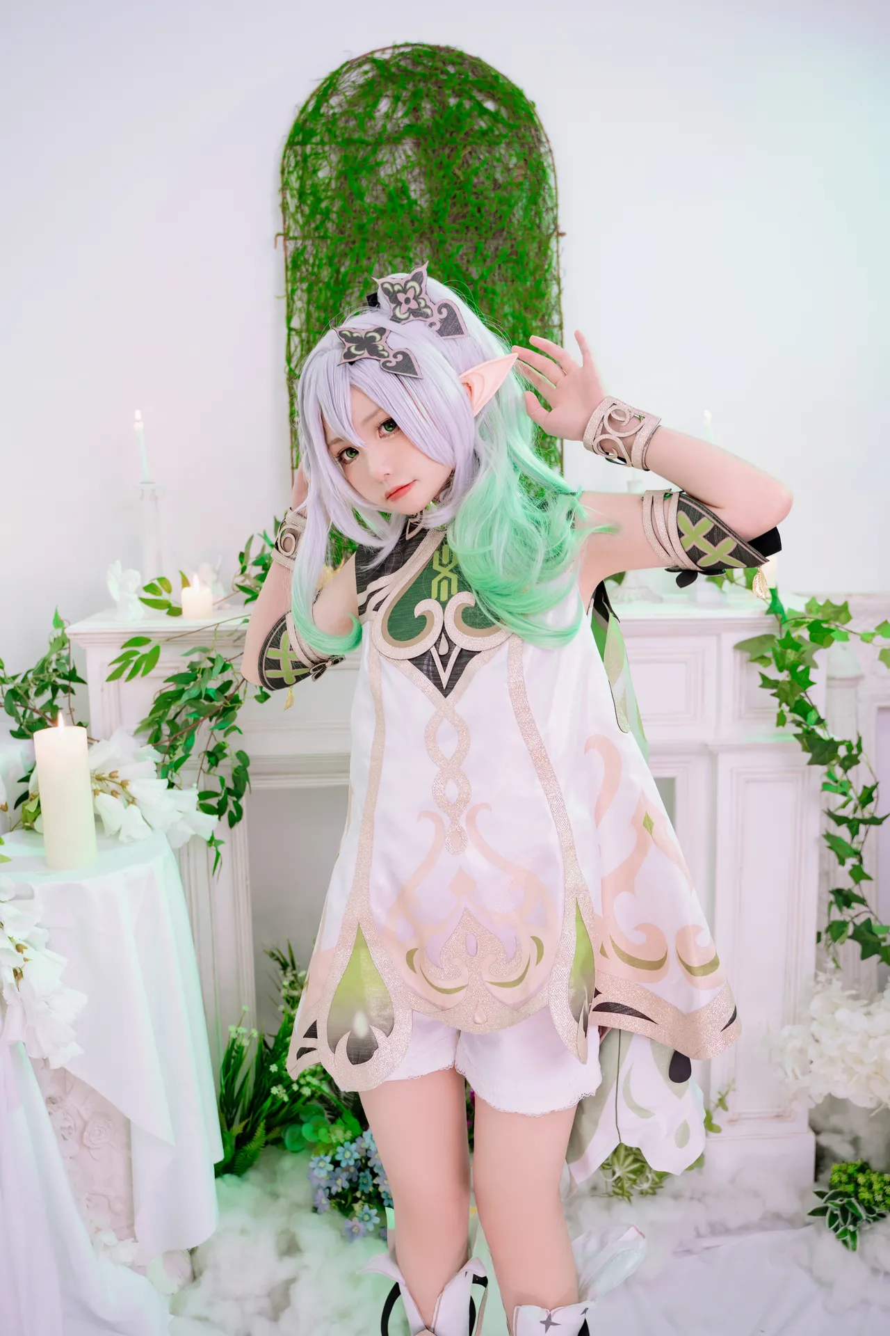 Nekokoyoshi (爆机少女喵小吉) cosplay Nahida - Genshin Impact-erohere12.webp